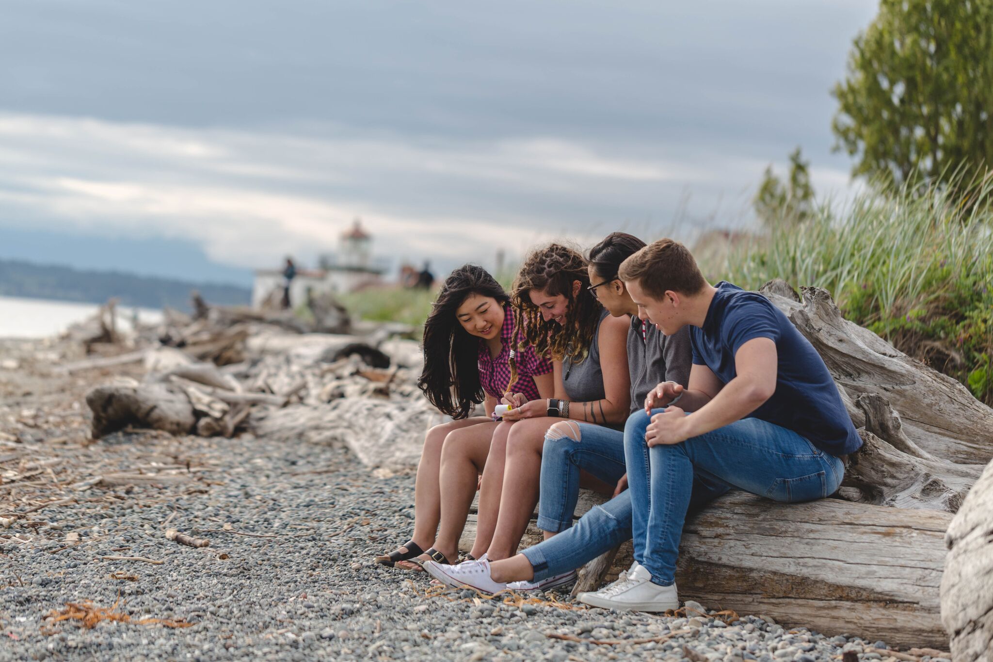 Group geo-caching at the beach