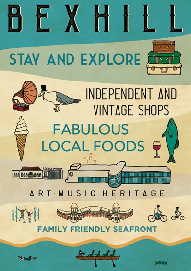 Bexhill Modern Vintage, poster